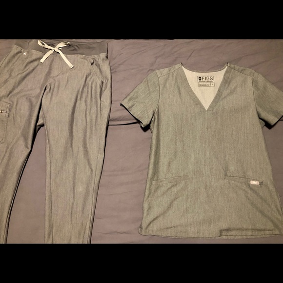 FIGS scrub set in graphite - Picture 7 of 9